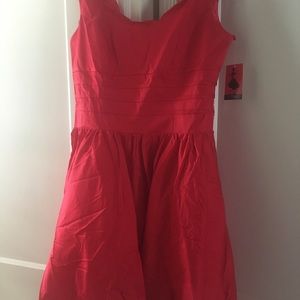 Unique Vintage Plus Roman Holiday Red Dress 2XL